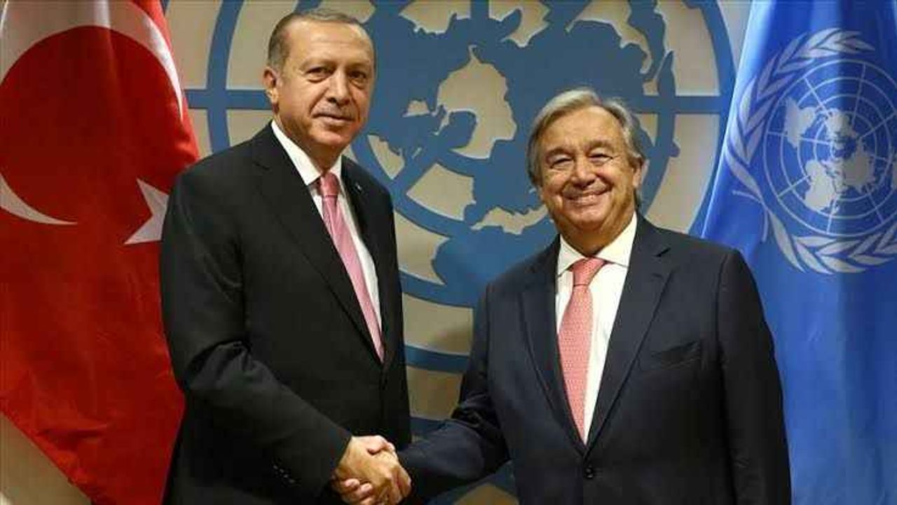 Cumhurbaşkanı Erdoğan, BM Genel Sekreteri Guterres ile telefonda görüştü