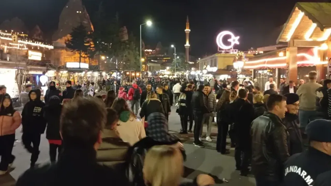 Turistler 2025'i Kapadokya'da karşıladı