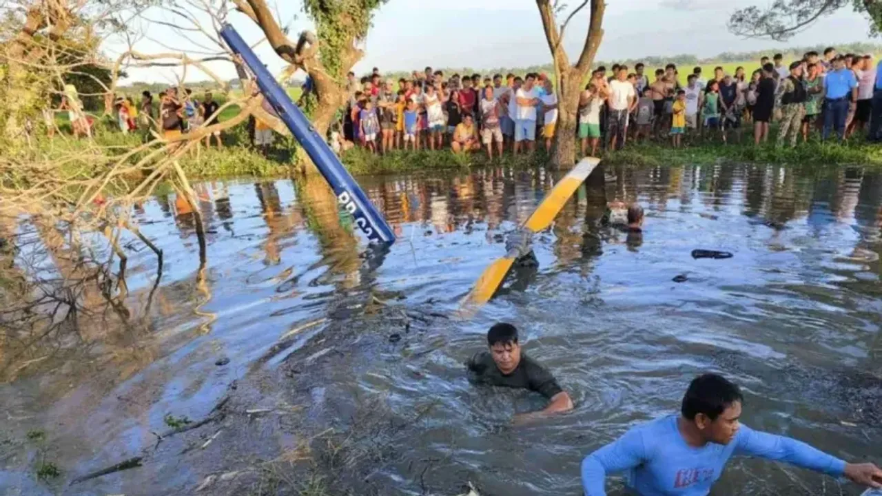 Filipinler'de helikopter düştü