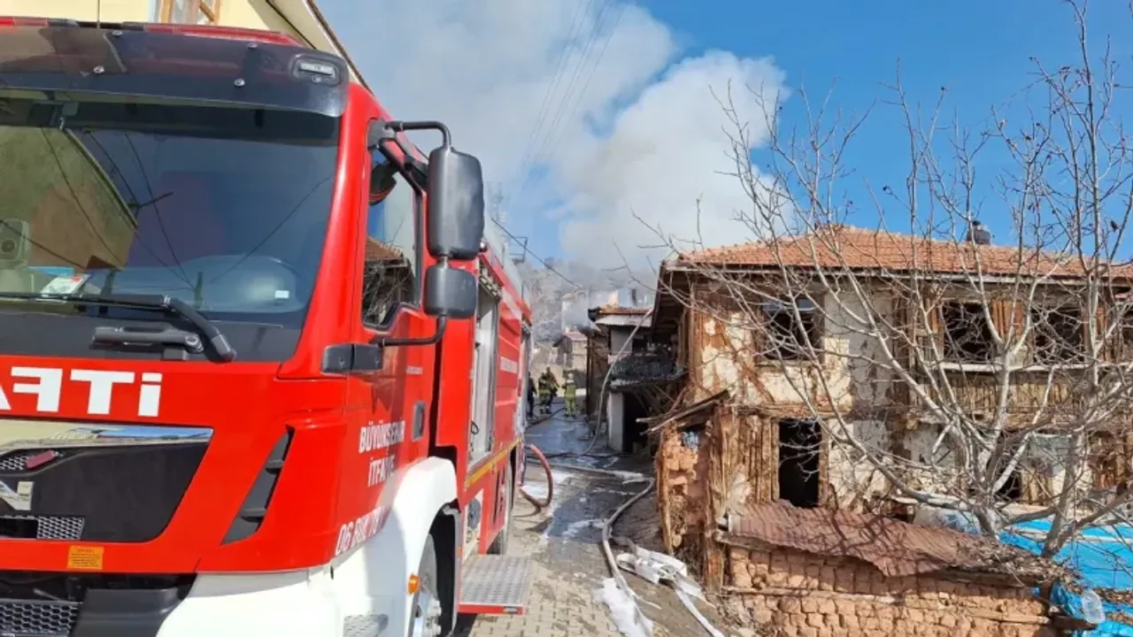 Nallıhan'da yangın