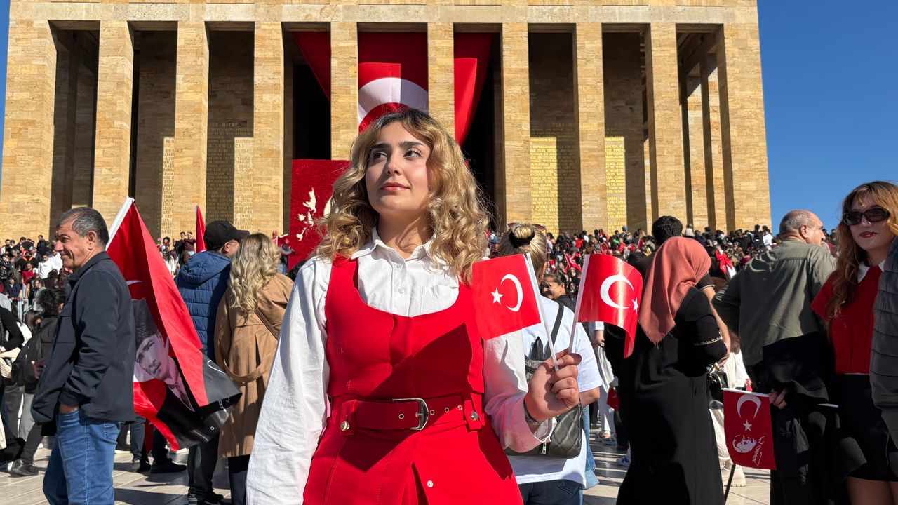 Anıtkabir'de 29 Ekim coşkusu!