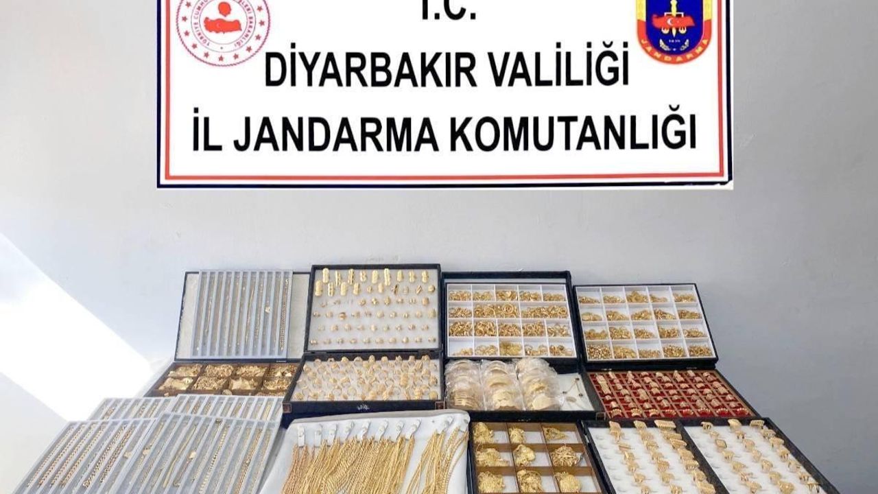Diyarbakır'da 40 milyon TL değerinde kaçak altın ele geçirildi