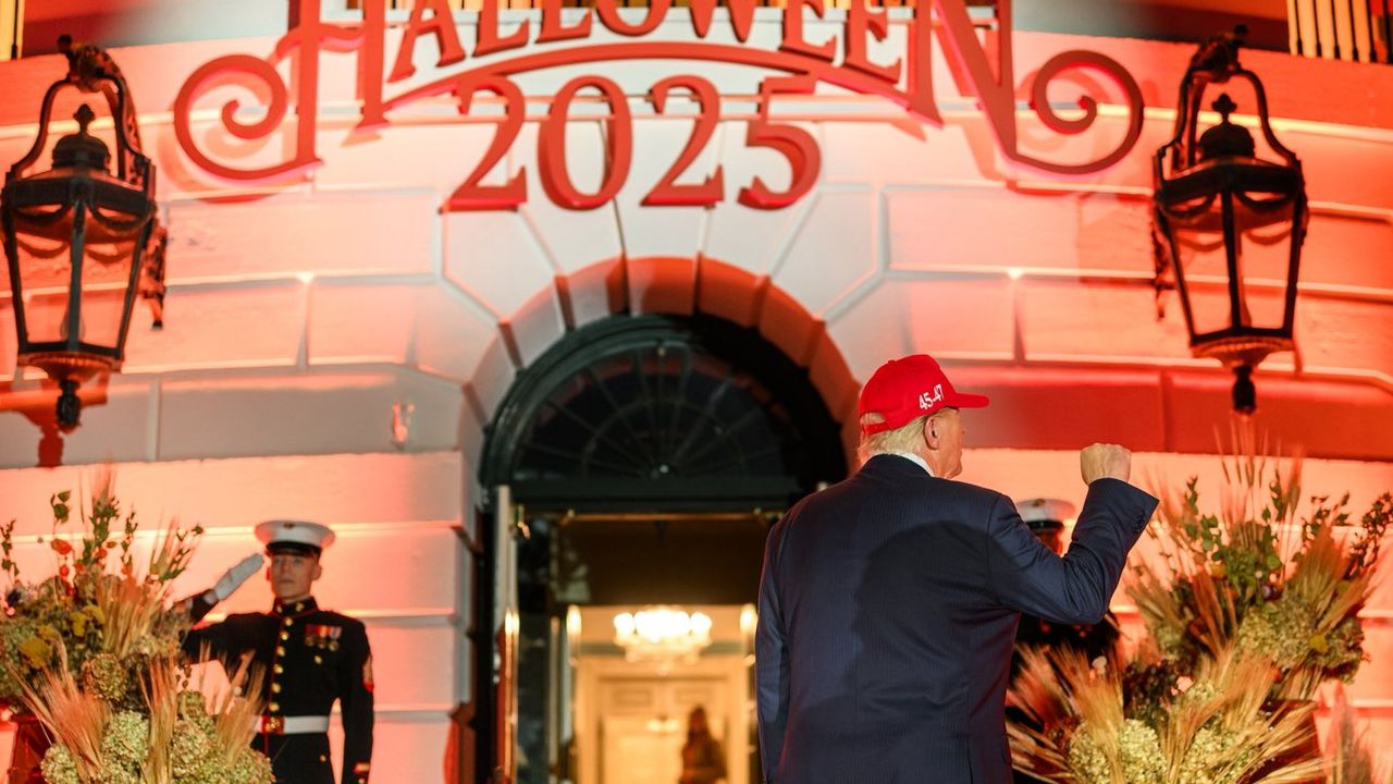 Donald Trump ve Melania Trump’tan Beyaz Saray’da Cadılar Bayramı Kutlaması