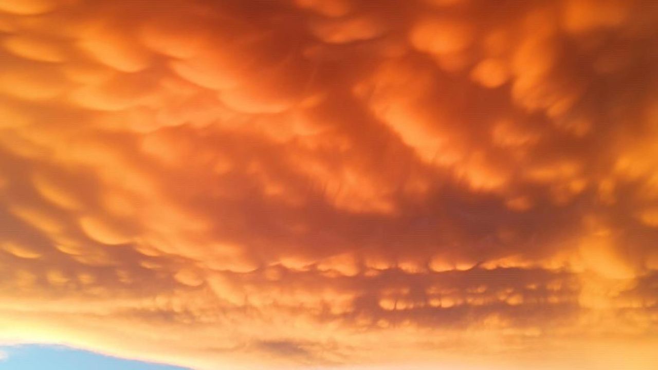 Fethiye'de Mammatus bulutları!