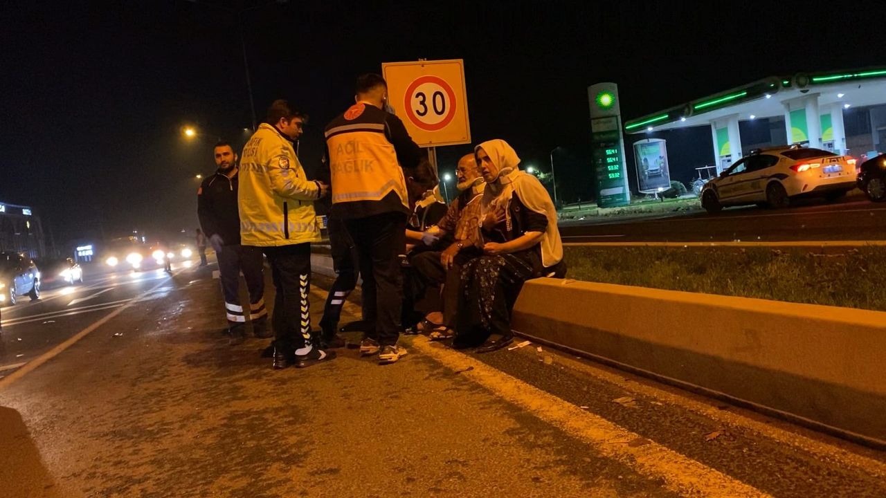 İnegöl’de Zincirleme Kaza: 5 Yaralı