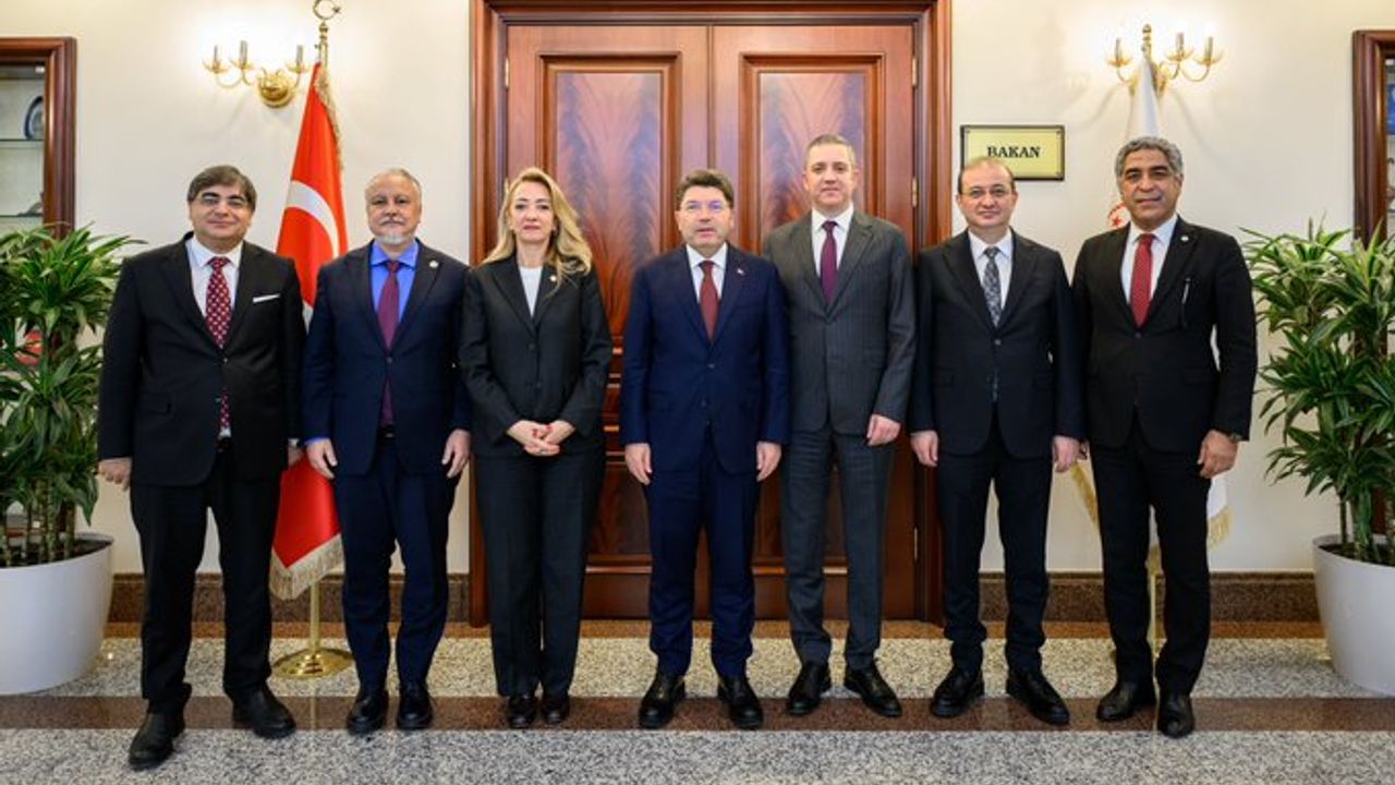 Adalet Bakanı Tunç, TBB Başkanı Sağkan’ı Kabul Etti