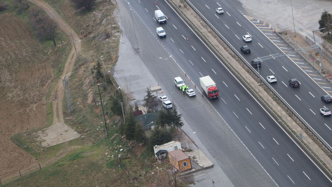 Başkentte polisten helikopter destekli denetim