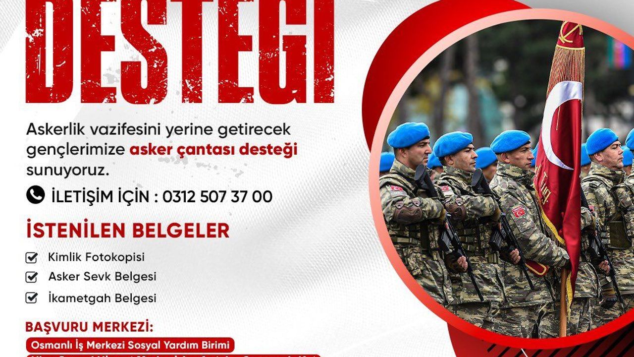 ABB’den Askere Gidecek Gençlere Destek: Asker Seti Başvuruları Sürüyor