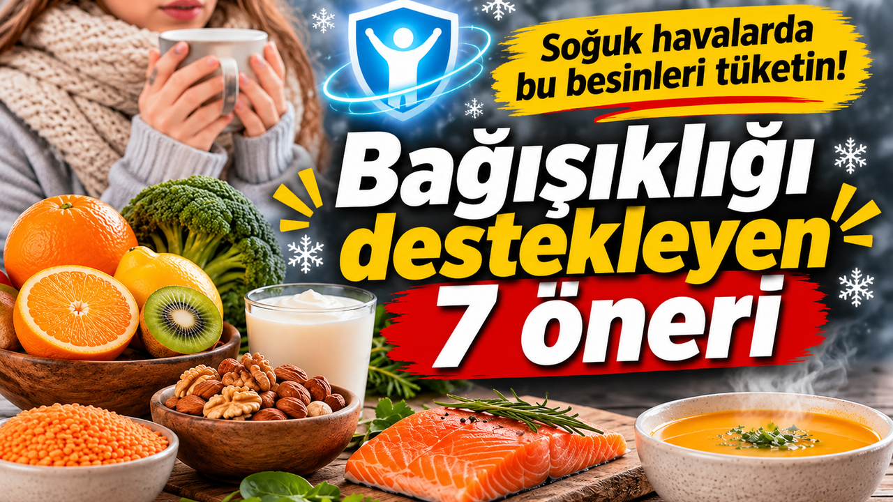 Soğuk havalarda bu besinleri tüketin! Bağışıklığı destekleyen 7 öneri