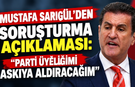 Sarıgül’den olay açıklama: Soruşturma bitene kadar partiden askıya çekiliyor!