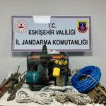 Eskişehir'de kaçak kazı yapan şüpheliler yakalandı