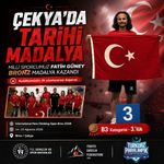 Görme engelli milli sporcu Fatih Güney'den madalya!