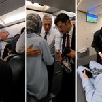 Uçakta fenalaşan yolcuya Sağlık Bakanı müdahale etti