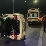 Kayseri'de iki otomobil çarpıştı
