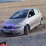 Kırıkkale’de otomobil tarlaya devrildi: 4 yaralı