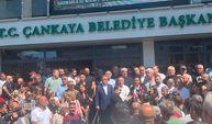 Çankaya Belediyesi Önünde Destek Bekleyişi!