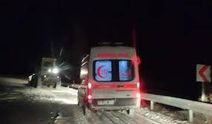 Kalp krizi geçiren hasta için karla mücadele 