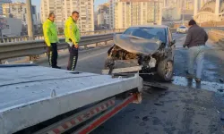 Kırıkkale'de buzlanma nedeniyle kaza
