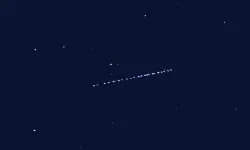 Bitlis'te Starlink uyduları görüntülendi