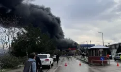 Bursa'da madeni yağ dükkanında yangın