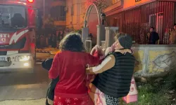 Yangında mahsur kaldılar 