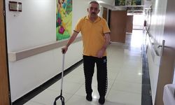 Felçli hasta tedavi sonrası yürüdü