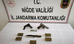 Niğde'de ruhsatsız silah operasyonu