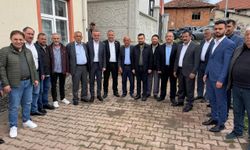 Orta ilçesinde çiftçiler yağmur duası yaptı