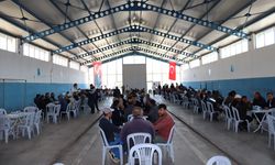 Şarkışla'da çiftçiler, şükür duası yaptı