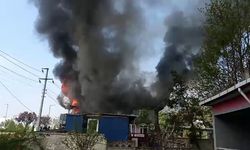2 katlı bina, alev alev yandı