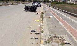 Antalya'da ATV takla attı!