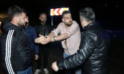 Erzurum’da araç dereye uçtu