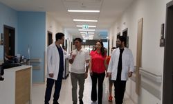 Isırılarak koparılan kulak memesi mikrocerrahi yöntemiyle dikildi