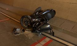 Ters yöne giren cip, motosiklete çarptı