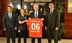Şampiyon Haymana Spor’dan Mansur Yavaş’a Ziyaret