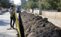 Doğal gaz boru hattında yangın çıktı
