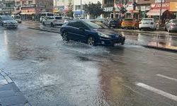 İmranlı'da sağanak yağış etkili oldu