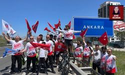 TEÇ-SEN Eskişehir’den Ankara’ya pedalladı