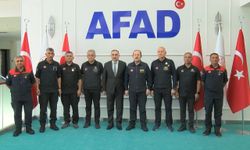 Kardeş ülkeden AFAD personeline iş birliği rozeti