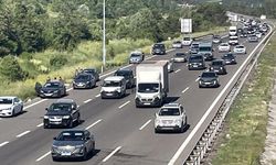 Anadolu Otoyolu'nda bayram trafiği
