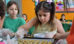 İlkokul öğrencilerinden mutfak etkinlikleri