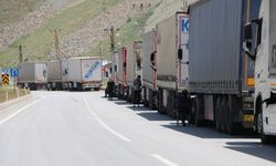Esendere Gümrük Kapısı'da TIR kuyruğu