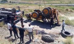 İş makinesinin operatörü yaralandı
