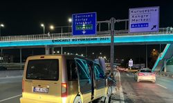 İzmit'te korkutan araç kazası