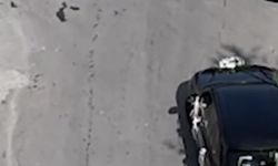 Para almaya çalışırken, motosiklet çarptı