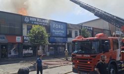 Sanayi sitesinde yangın korkuttu