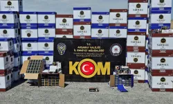 Aksaray'da kaçak makaron operasyonu