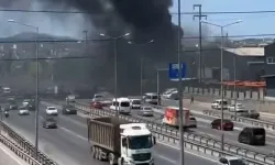 Meyve suyu fabrikasında yangın