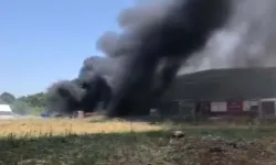 Fabrika yangını korkuttu