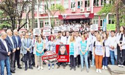 Ankara Tıp Öğrencileri “sağlıkta şiddete karşı” ayakta
